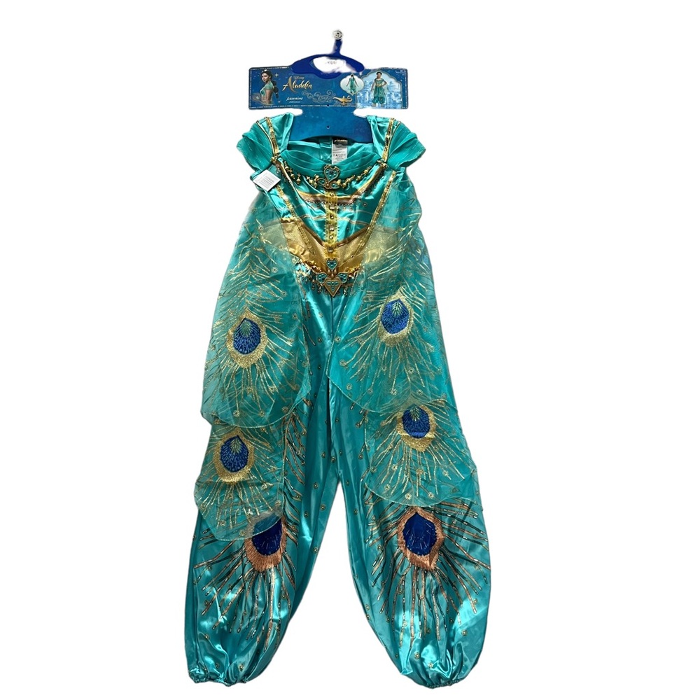 NWT Disguise Disney Jasmine Jumpsuit Costume Size 7/8